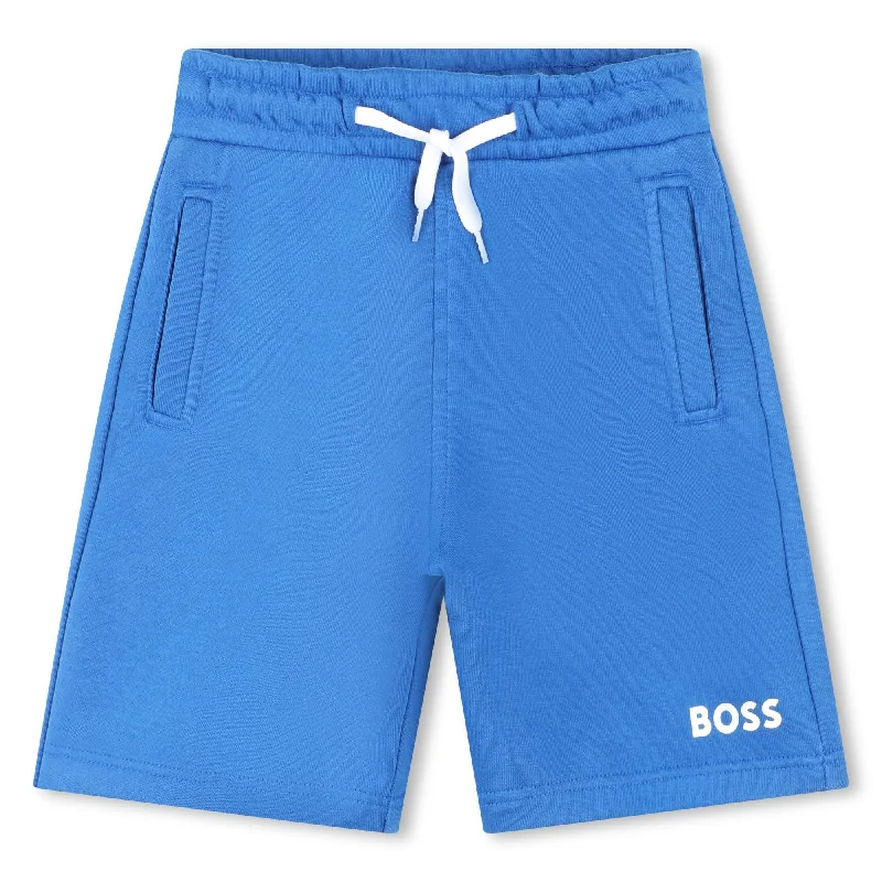 Electric Blue Logo Shorts Dynamic Men's High