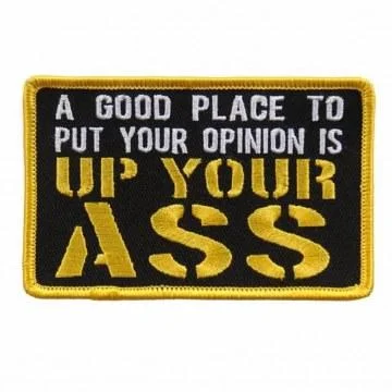 A Good Place To Put Your Opinion Colored Patch Stylish Men's Tropical 