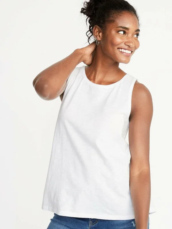 Relaxed Fit Tank (White) Refined Men's Velvet