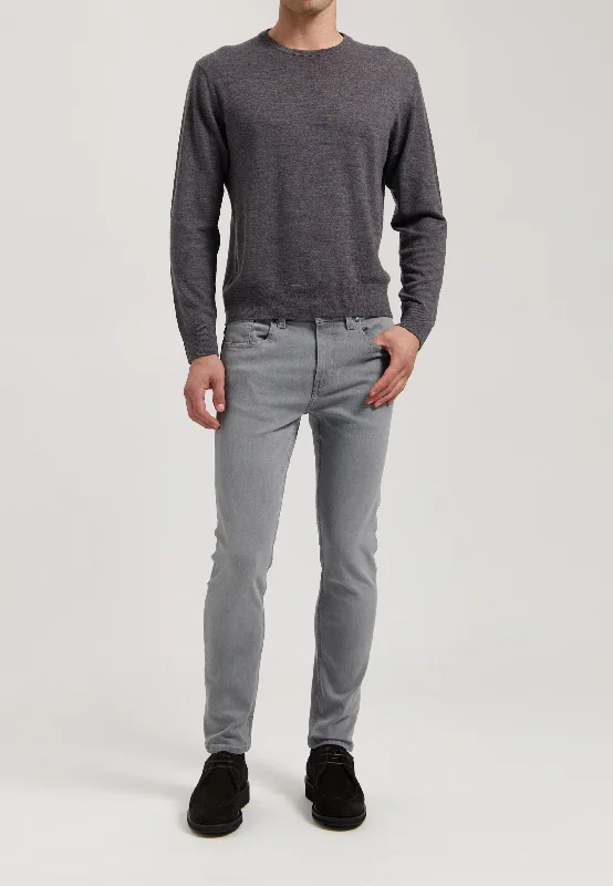 Rick Mid Slim - Light Grey Refined Men's European