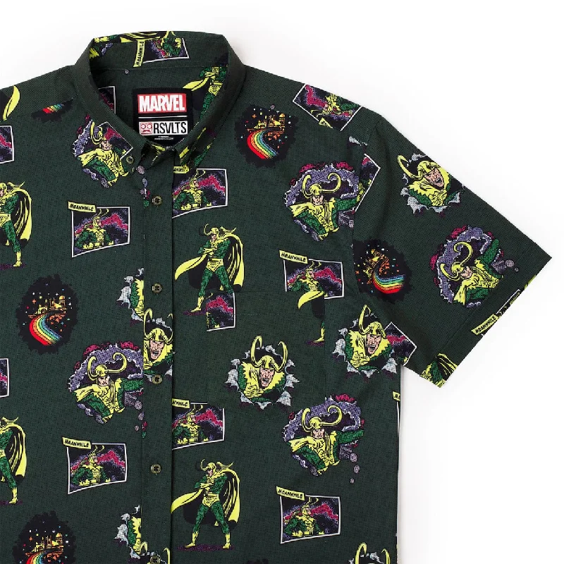 Loki “The Trickster” – KUNUFLEX Short Sleeve Shirt Stylish Men's Neon