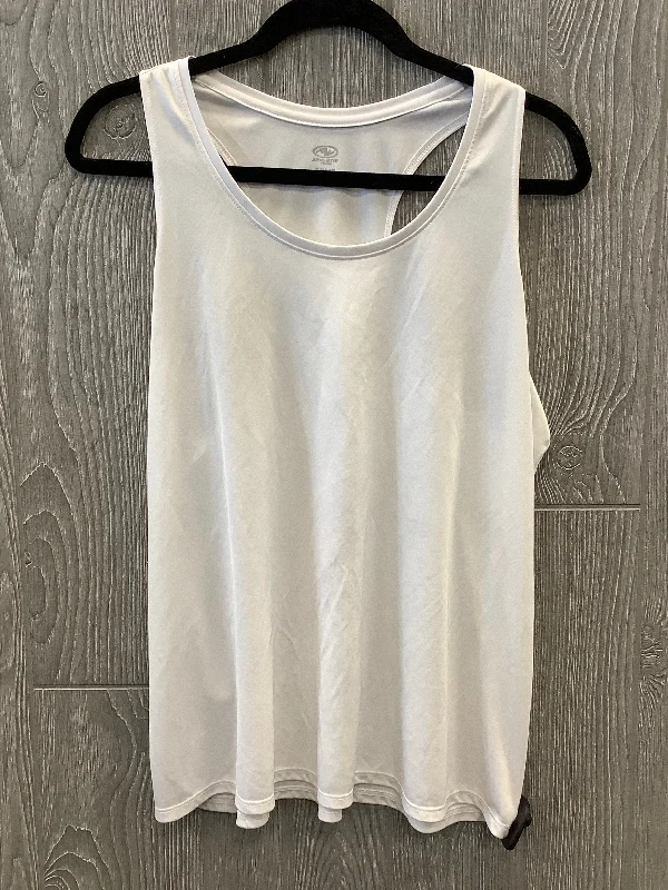 Athletic Tank Top By Athletic Works In White, Size: Xl Business