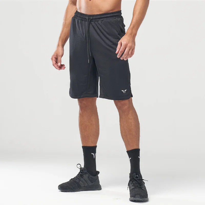 Code Basketball Shorts - Black Traditional Men's Wool