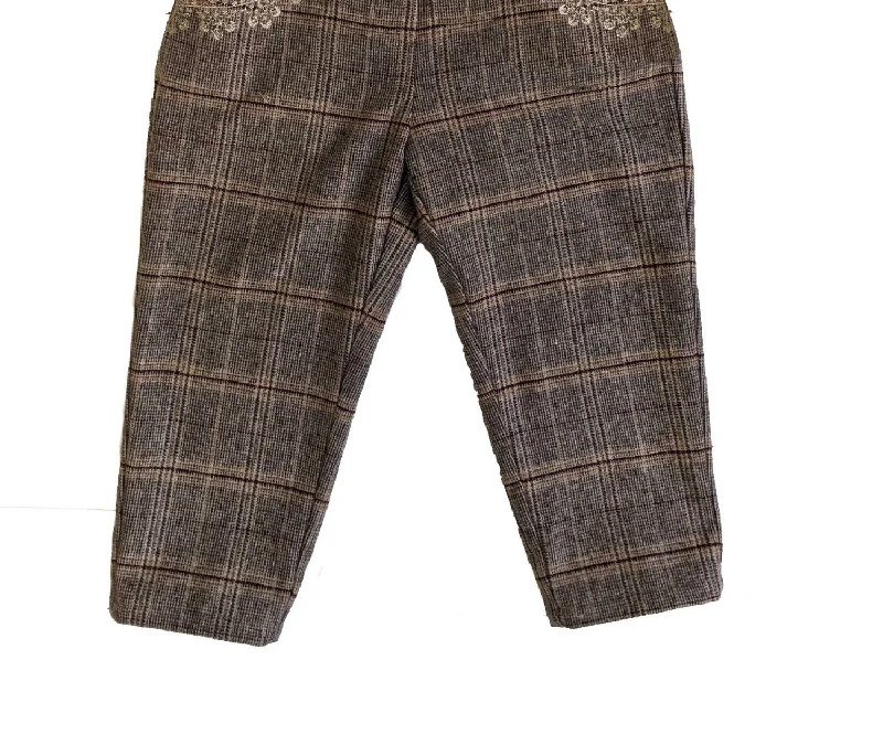 Kids Abuelo Pant In Brown Street