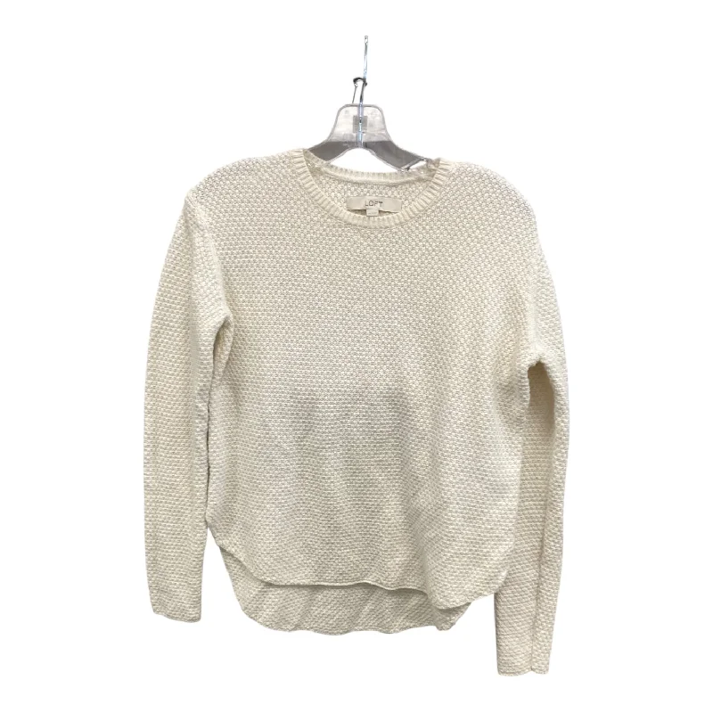 Sweater By Loft In Cream, Size:Xs Refined Men's Hand