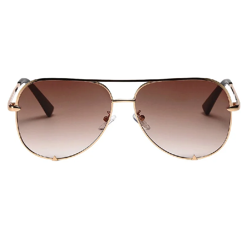 Fifth & Ninth - Walker Polarized Sunglasses - Opal Mirrored/Gold Confident Men's High