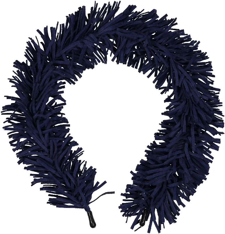 KNOT TASSEL HEADBAND NAVY Sporty Men's Tennis