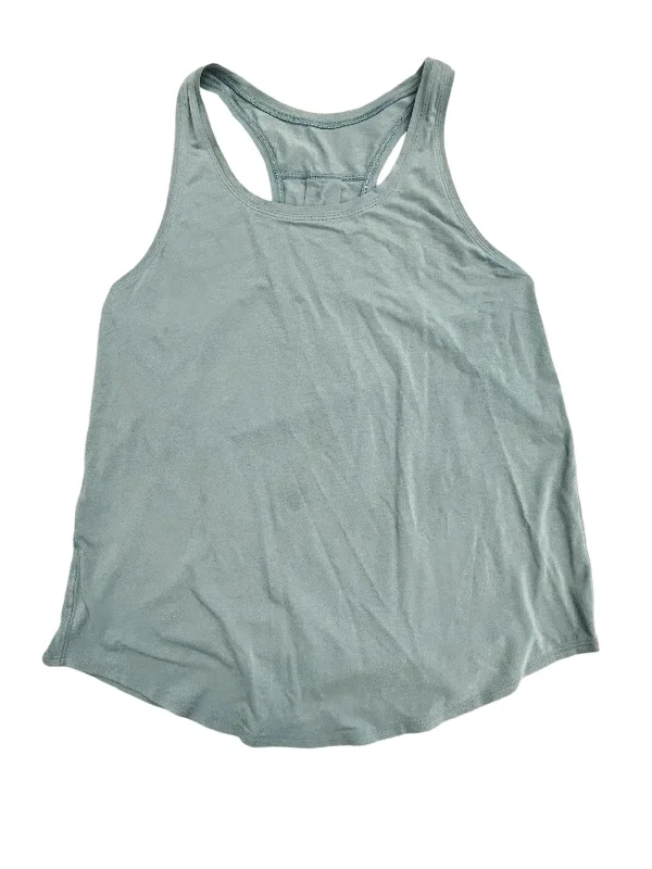 Athletic Tank Top By Lululemon In Green, Size: 10 Cool Men's Distressed