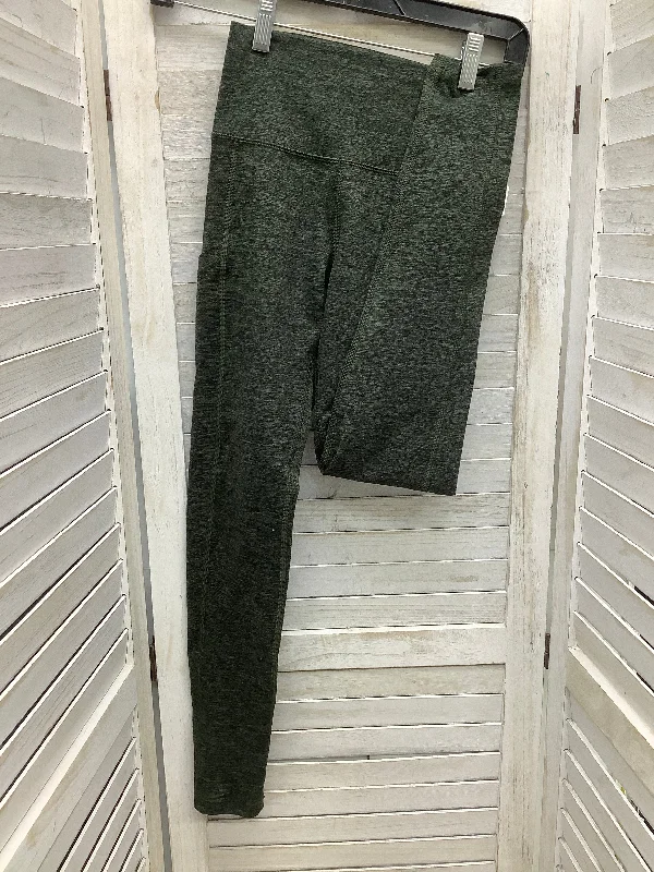 Athletic Leggings By Aerie In Green, Size: Xs Monochromatic All