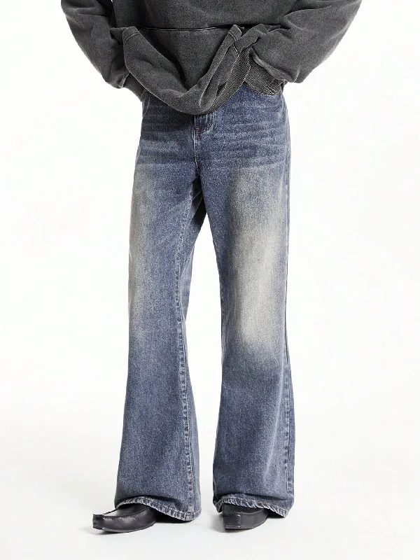 Blue Drift Bootcut Jeans Tough Men's Tactical