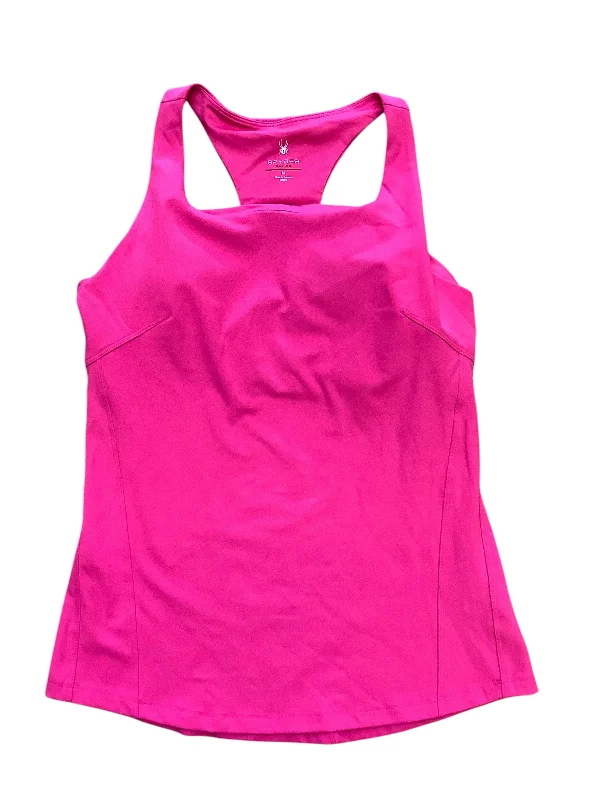 Athletic Tank Top By Spyder In Pink, Size: M Dapper Men's 1920S