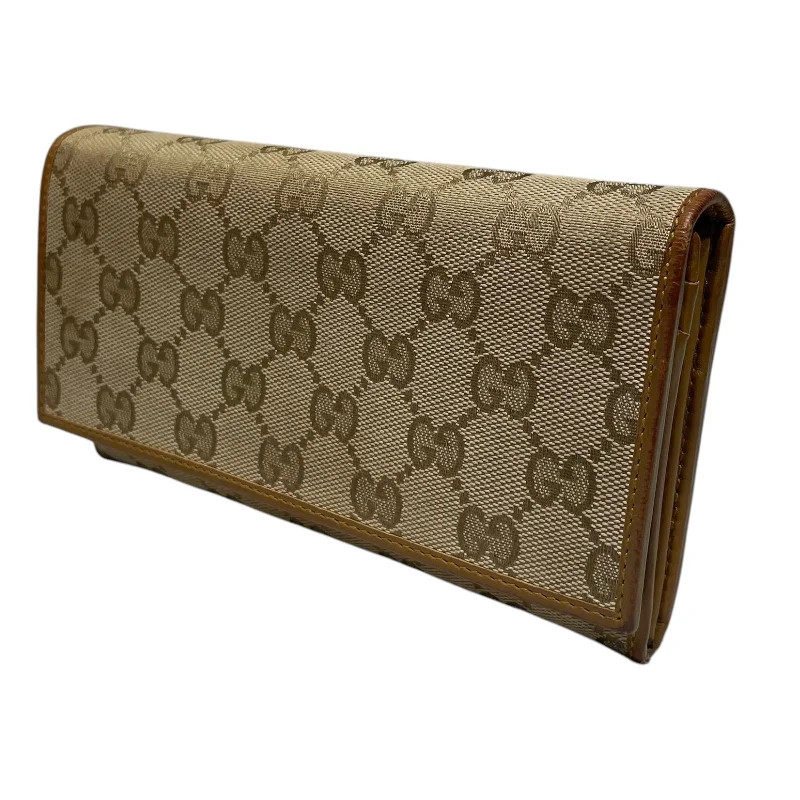 GUCCI/Long Wallet/KHK/ Trendy Men's Oversized