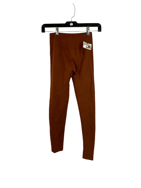 Athletic Leggings By Clothes Mentor In Brown, Size: Xs Beach