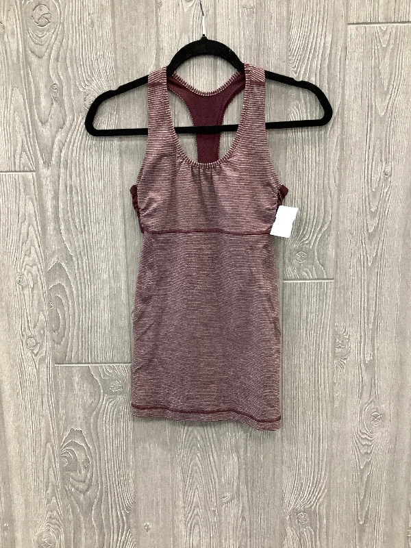 Athletic Tank Top By Lululemon In Purple, Size: 4 Refined Men's European