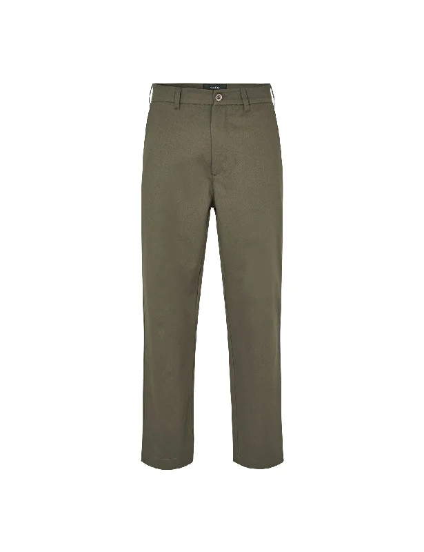 Crisp Twill Elias Pants, Tarmac Organic