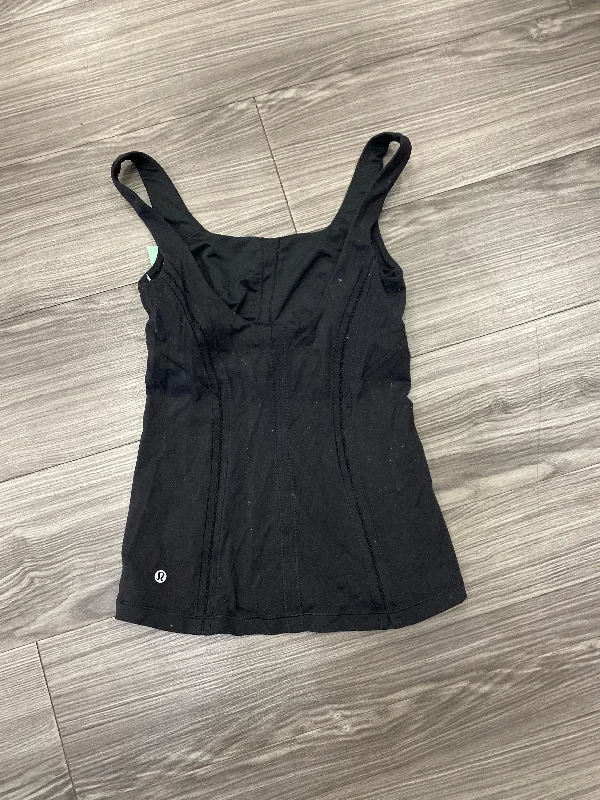 Athletic Tank Top By Lululemon In Black, Size: 4 Practical Men's Quick